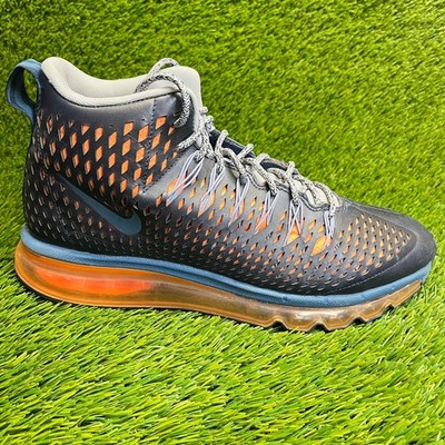 Nike Air Max Graviton Mens Size 10 Navy Orange Blue Basketball Shoes Sneakers