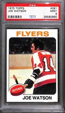 1975 Topps #281 Joe Watson PSA 9 Mint 26580860 