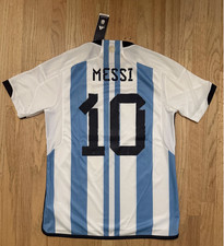 RARE  2022 Messi Argentina 2 STARS Home Jersey adidas HF2158 Medium M authentic 