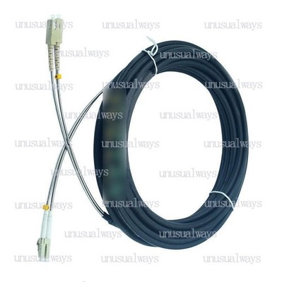 Outdoor Field Fiber Patch Cord LC to SC MM Multi-Mode Duplex Fiber Cable 100M #z