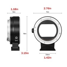 EF-EOS R Lens Mount Adapter Accessory Fit For Canon EF/EF-S Lens to EOS R/RF NiD