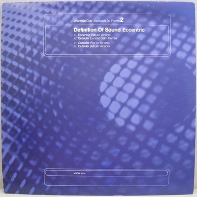 Definition Of Sound - Eccentric - Used Vinyl Record 12 - Promo - F6999z