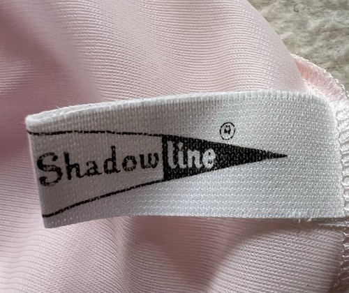 Vintage Women’s Pink Shadowline Maxi Nylon Nightgown Gown Lingerie Size M - Bild 10 von 11