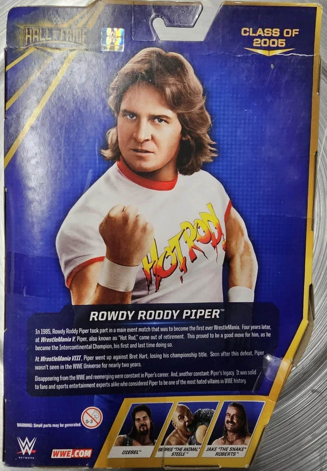 WWE Elite Salón de la Fama Colección Rowdy Roddy Piper Figura Mattel Target Nuevo Foto 2 de 2