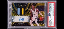 2019 Panini Select Ja Morant Rookie Patch Auto Gold Prizm /10 PSA DNA 10