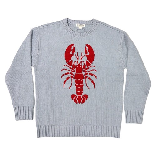 Mighty Fine Women's Midweight Crew Neck Easy Fit Americana Sweater