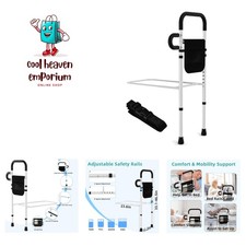 Bed Rails for Elderly Adults Safety - Adjustable Bed Assist Rails for Full Si...