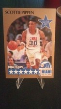 NBA Hoops 1990-91 Scottie Pippen #9 All-Star Game Chicago Bulls Miami Card