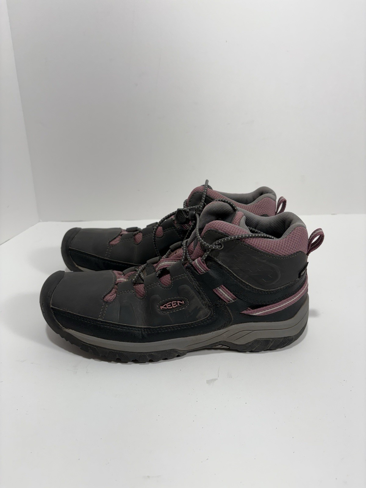 KEEN TARGHEE MID WATERPROOF 1020131 SCARPONE DA TREKKING GIOVANILE TAGLIA 6 CORVO TULIPIOD