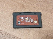 Breath of Fire II Nintendo Game Boy Advance GBA CART ONLY Authentic Tested Saves
