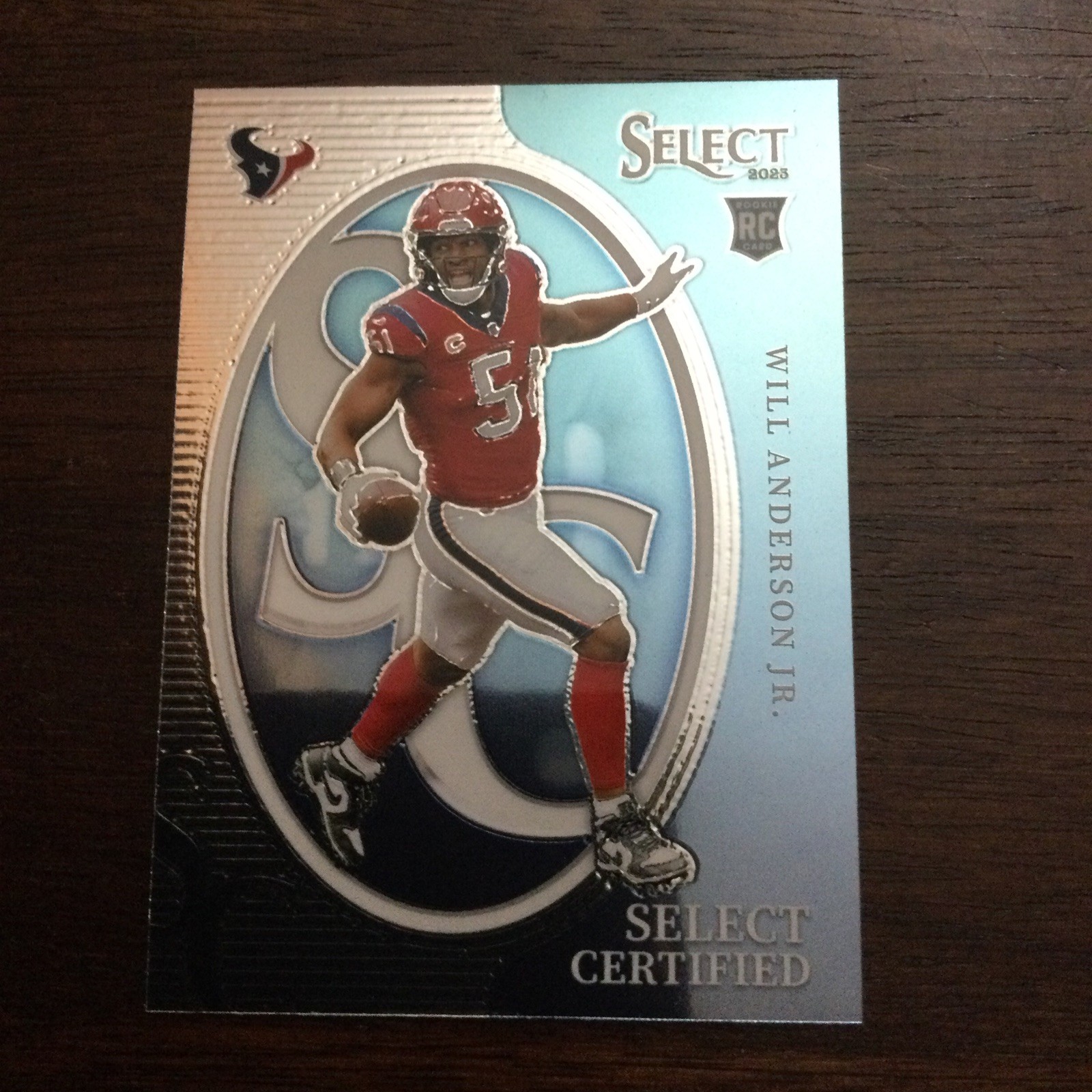 2023 Select Certified Will Anderson Jr Rookie Card