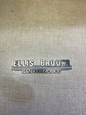 Ellis Brooks San Francisco California Dealer Emblem Badge Tag