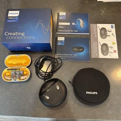 PHILIPS HEARLINK  9030 MNR T-R DIGITAL HEARING AIDS - Apple Android Compatible