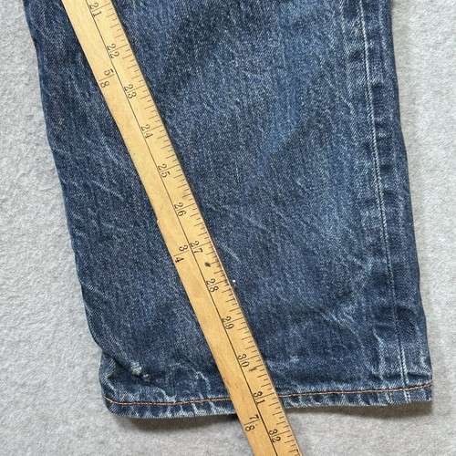 Vintage Y2K Jean Shop Selvedge Jeans Mens Distressed 32x31 Made In USA - Picture 13 of 14