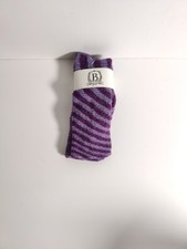 b studio -women's socks -purple- Cashmere Blend - Made in USA **K4**