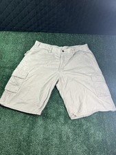 Carhartt B275 Cargo Shorts 40 Tan Canvas Utility Workwear Carpenter Vintage 2011