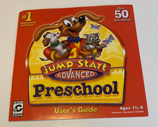 Jump Start Advanced Preschool 4 CD-ROM Software Set Incl. User Guide Windows/Mac