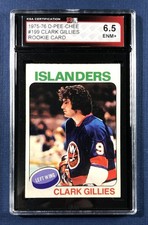 1975 OPC #199 Clark Gillies Rookie Card KSA 6.5. rookie card picture