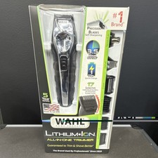 Wahl Lithium Ion All-In-One Trimmer 9888-600 Cordless Rechargeable 17 Lengths