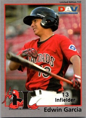Edwin Garcia 2010 DAV Minor / Independent / Summer Leagues #117 Hickory Crawdads