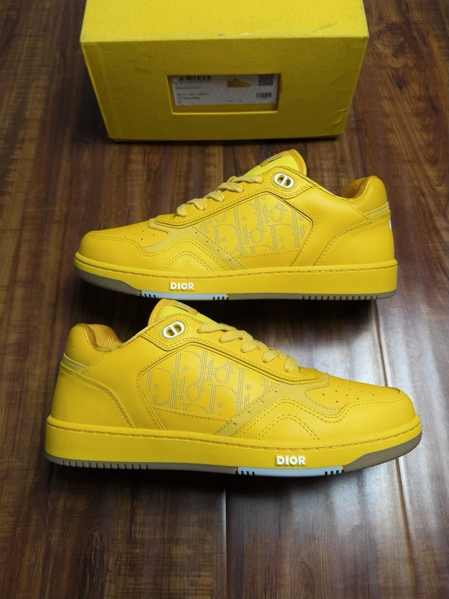 Dior B23 Low Dior Oblique - White Yellow for sale | eBay