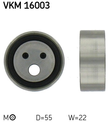 SKF VKM 16003 Tensioner Pulley, timing belt for Dacia, Renault