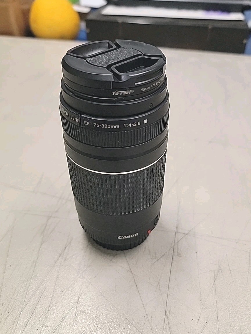 Canon EF 75-300mm 1:4-5.6 III zoom lens | eBay