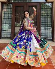 Designer Navaratri Lehenga Choli For Women Party Wear Bolywood By Aadat Export