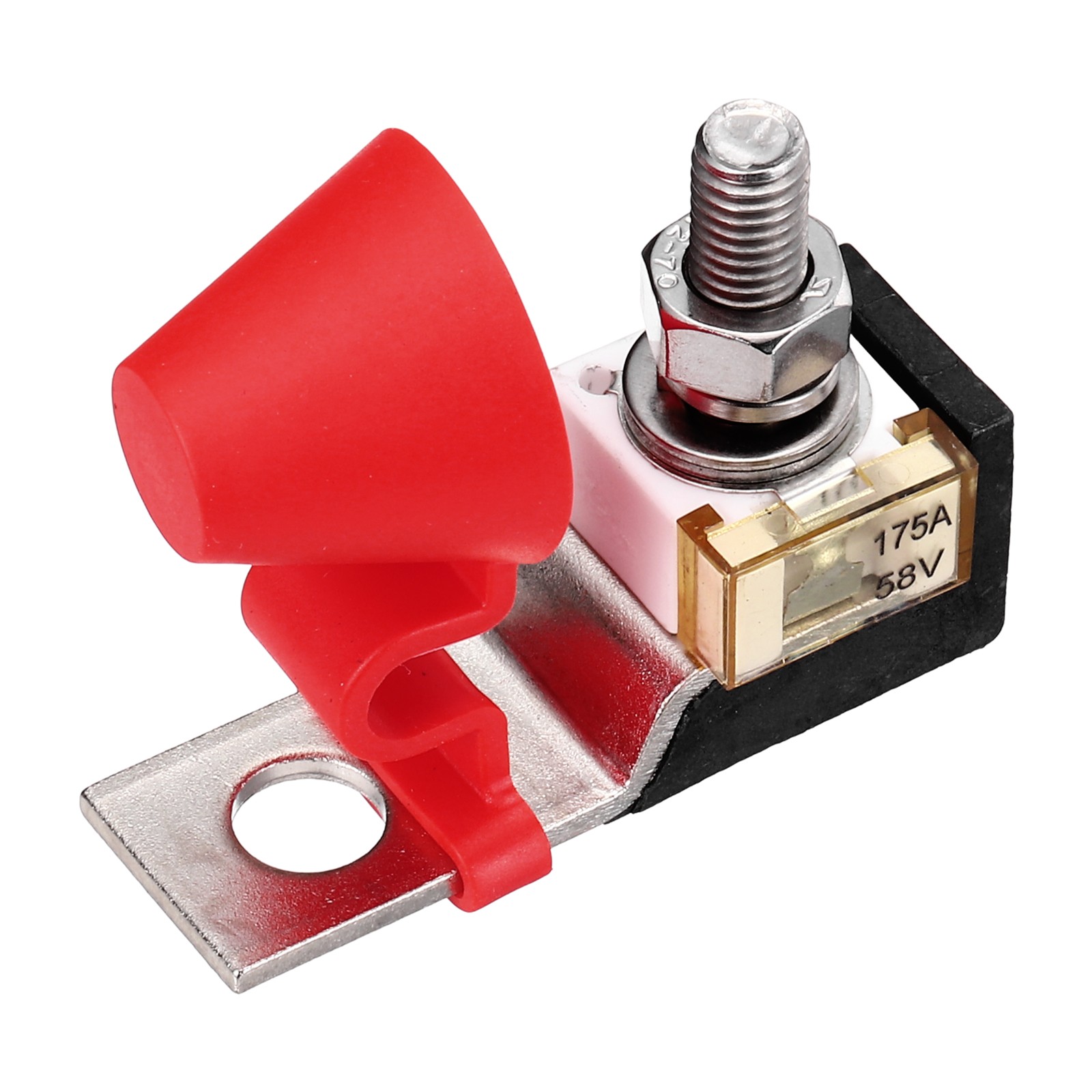175A 58V DC Marine Rated Battery Fuse and Terminal Block, with Fuse Holder