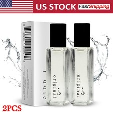 2x Riddle Oil Original Roll On Subtle Pheromone Perfume Amber & Musk Mini Rolle