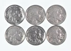 1930-1937 XF/AU Better Condition: Great Detail in Buffalo Horn 6 Coin Lot *765