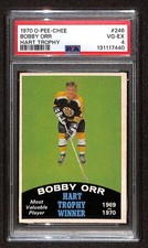 1970 O-Pee-Chee #246 Bobby Orr HOF Hart Trophy PSA 4 VGEX C104652
