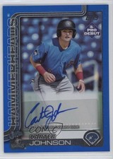 2025 Topps Pro Debut Blue Foil Auto 50/150 Carter Johnson #PD-187 Auto 06l3