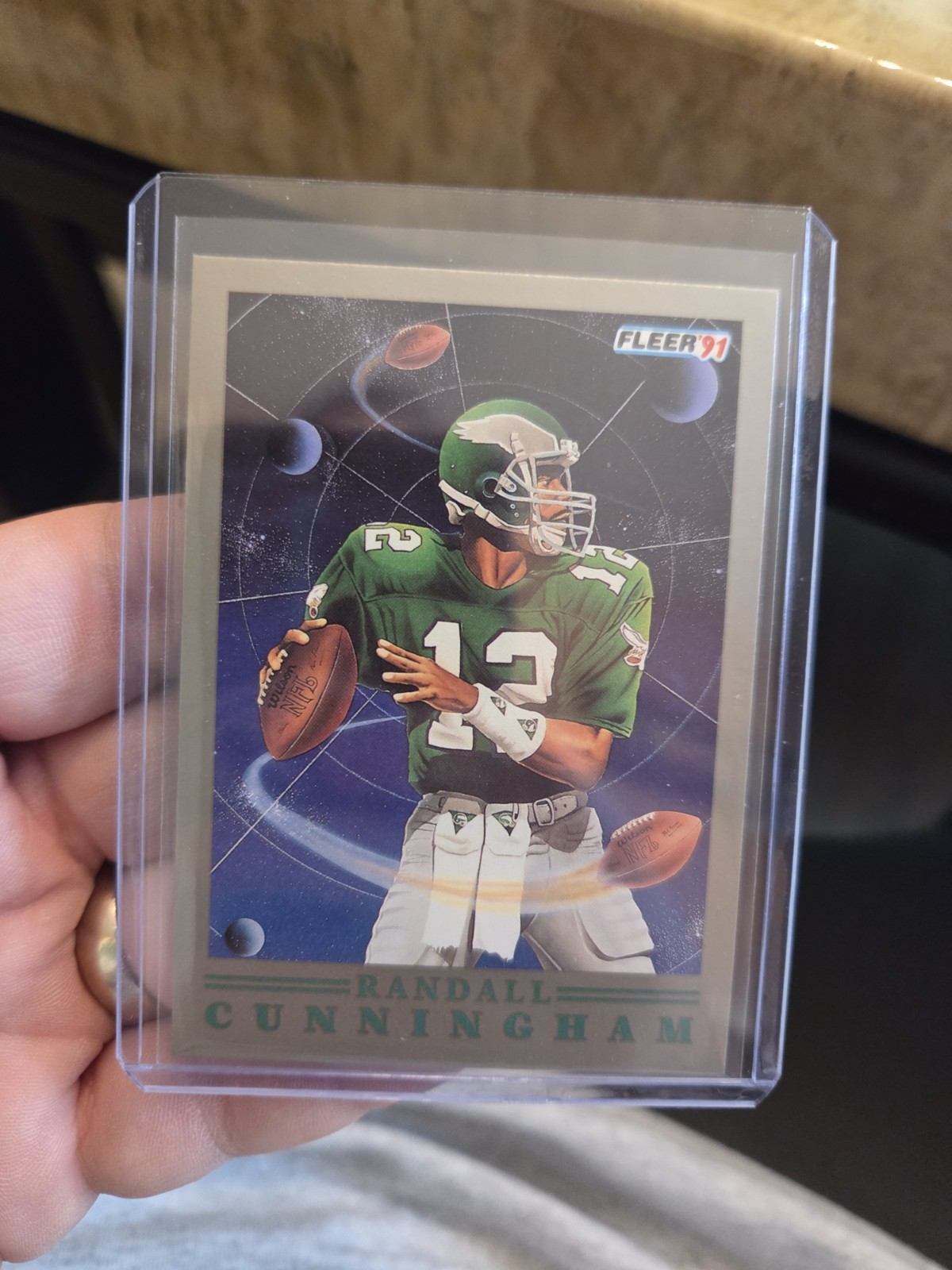 Randall Cunningham 1991 Fleer Pro Vision Mint Sharp Centered Clean 💎 Eagles