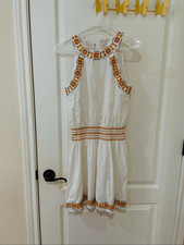 Tory Burch Bridgette Embroidered Dress Size XS