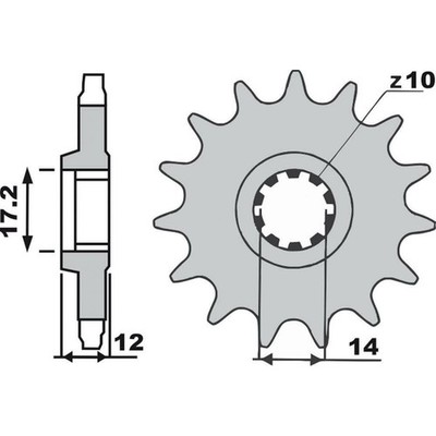 T4tune 610213 Chain 420 - Z=13