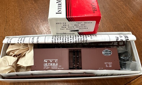 Kit Intermountain HO #NYC-12 PS-1 Box Car New York Central #167994 Nuevo de Lote Antiguo Nueva York | Zustand: New