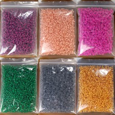 Wholesale 110g 1600pcs 3x3.5mm Faceted Glass Seed Beads Jewelry Making DIY