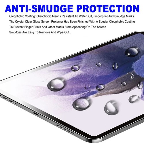 2PCS Tempered glass screen protector for Samsung galaxy tab Active5 S8 S7 S9 S5E - Picture 8 of 15