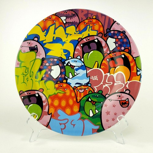 Spoleto Plate Limited Edition Street Art Urban Art Graffiti Obra do artista Toz - Picture 11 of 11