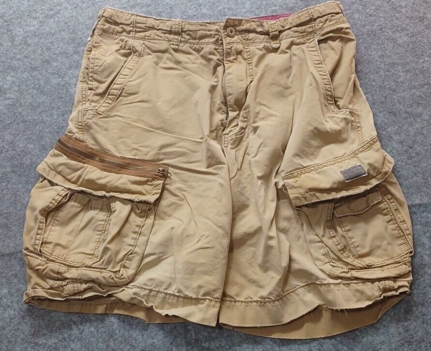 Pantalones Cortos De Colección Union Bay Para Hombres Ejército Caqui Talla 34 Excedente Estilo Militar Foto 2 de 4
