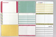 'BLUSH' PROJECT LIFE CARDS  -  pack of 9 - 6" x 4"