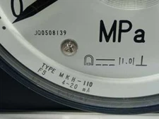 Meiyo MKH-110 Analog Presure Indicator 0-1.5 MPa 4-20mA Toyo Keiki