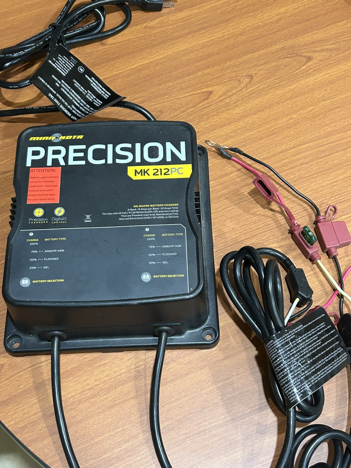 Minn Kota MK212 PC 12A 2-Bank On-Board Battery Charger model