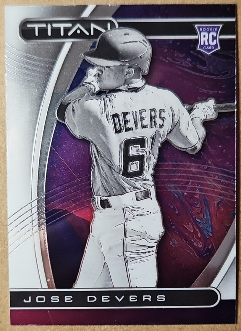 2021 Panini Chronicles Titan Jose Devers Purple Velocity #8 (RC