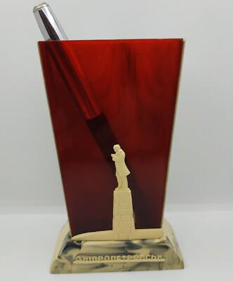USSR Vintage Pen with Stand Communist Leader LENIN Souvenir Retro Soviet Union  
