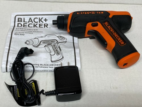 Black \u0026 Decker BDCS50C 4V Roto-Bit Storage Screwdriver, 4V Lithium Power Holds A Charge Up to 18 Months by Black-Decker Ship from US