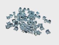 50 Pack 12-24 Self-Retaining Cage Nuts - 3/8" Panel Hole Size BFC7941-1224