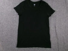 GAP Top Women Large Black Base Layering Capsule Casual Basic Everyday Favorite