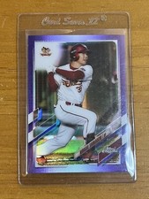 2021 Topps Chrome Hiroaki Shimauchi Purple Variety Eagles 259/299 #169 Japanese